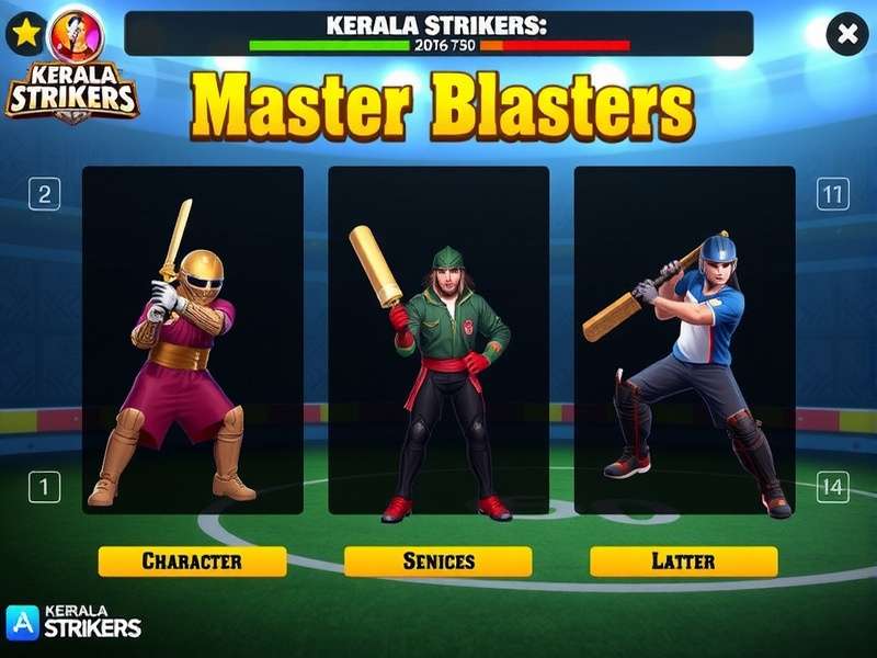Kerala Strikers Master Blaster Character Selection